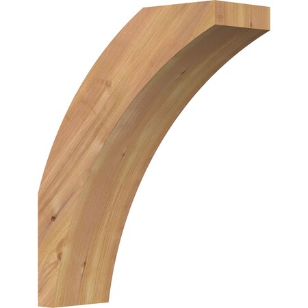 5 1/2"W x 16"D x 20"H Thorton Smooth Knee Brace, Western Red Cedar